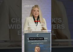 Charlie Kirk’s widow delivers emotional address