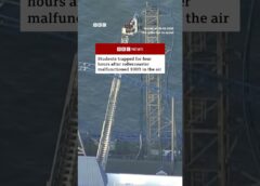 Rescue teams free eight riders stuck on malfunctioning rollercoaster. #Texas #BBCNews
