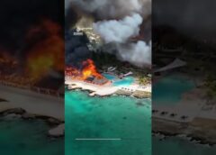 Inferno rips through Dominican Republic beach resort