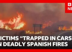 Victims “trapped in cars” while fleeing Spain’s deadly wildfires | BBC News