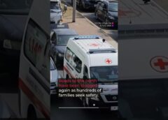 Israel strikes south Lebanon again as families flee north | AJ Shorts